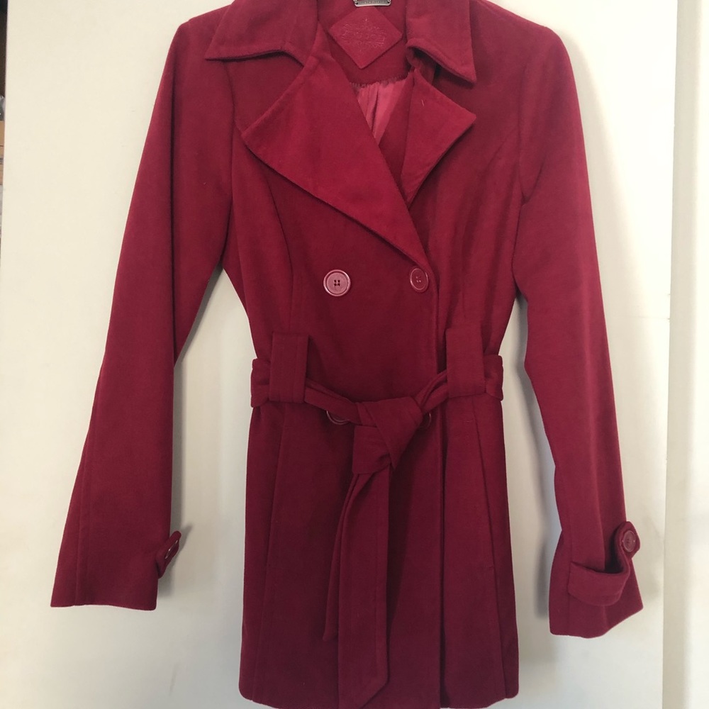 JouJou Maroon Peacoat